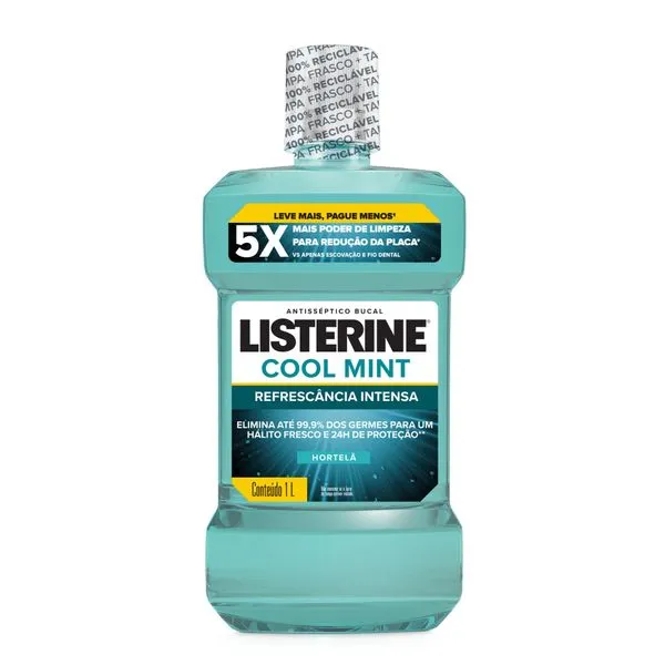 Enxaguante Bucal Listerine Cool Mint Intensa 1L