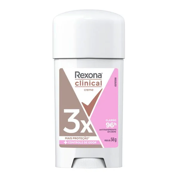 Desodorante Rexona Creme Clinical Classic 96H 58g