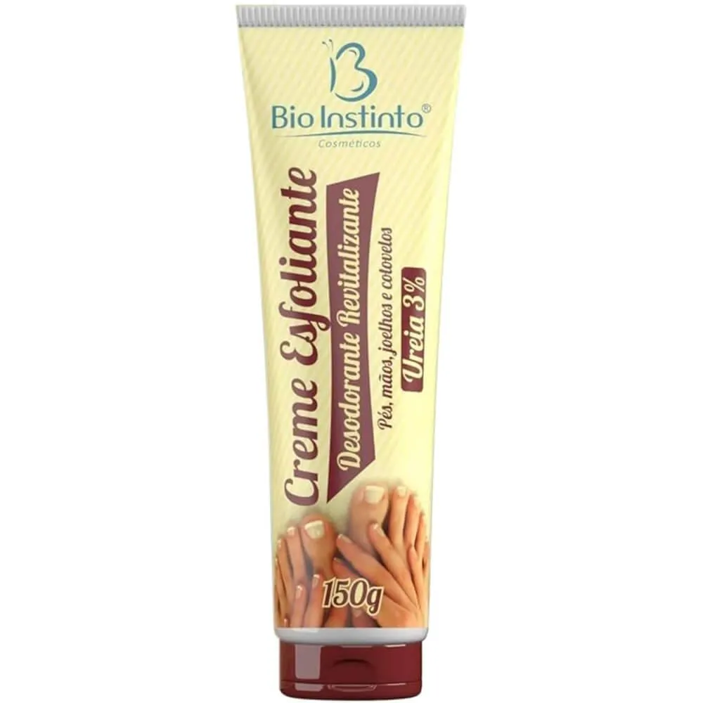 Bio Instinto - Creme Esfoliante Revitalizante para Pés e Mãos Ureia 150g