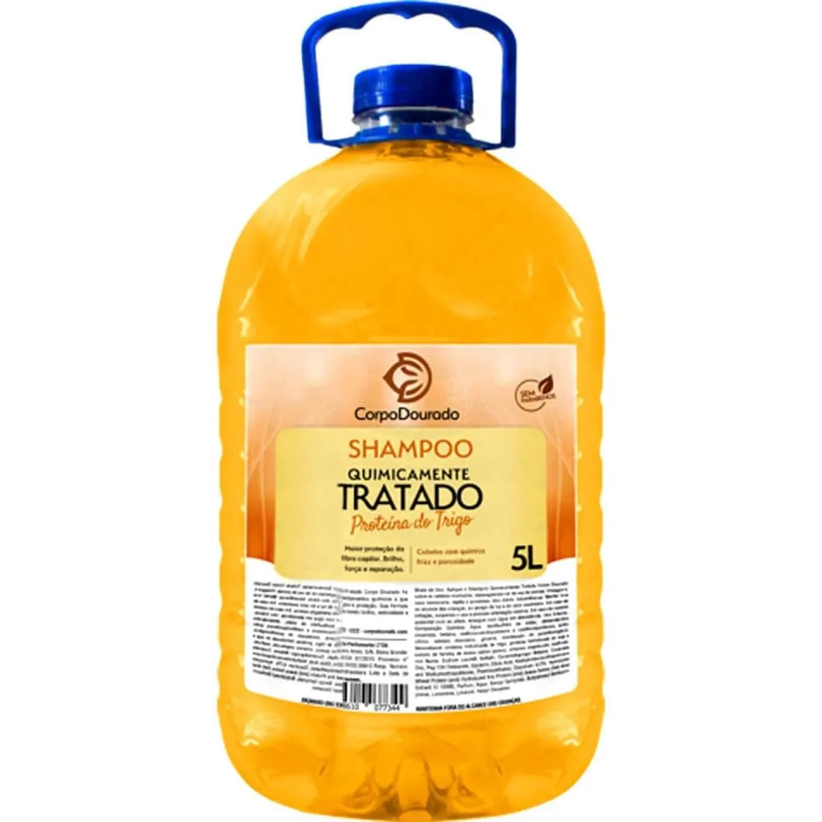 Corpo Dourado - Shampoo Quimicamente Tratado Proteína do Trigo 5L
