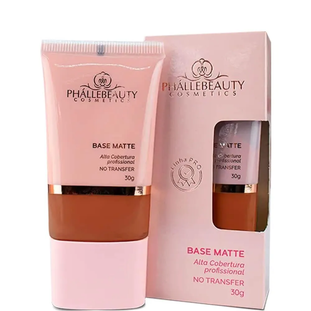 Phállebeauty - Base Matte Alta Cobertura Longa Duração Cor 07 30g