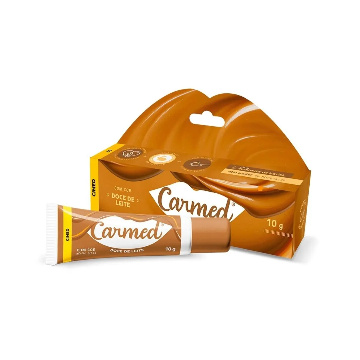 Hidratante Labial Carmed Doce de Leite com Cor 10g