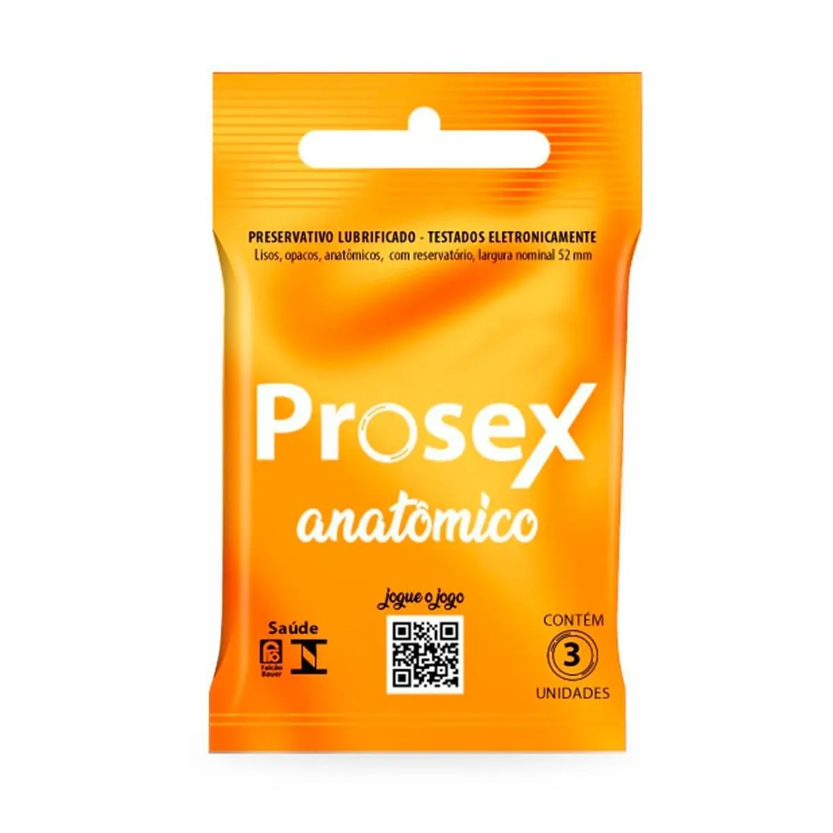 Preservativo Prosex Anatômico Premium 3 Unidades