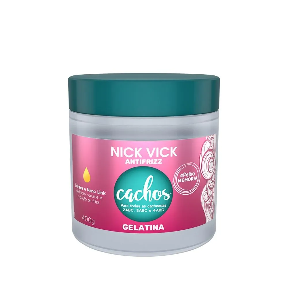 Nick Vick Antifrizz Gelatina Cachos 400g