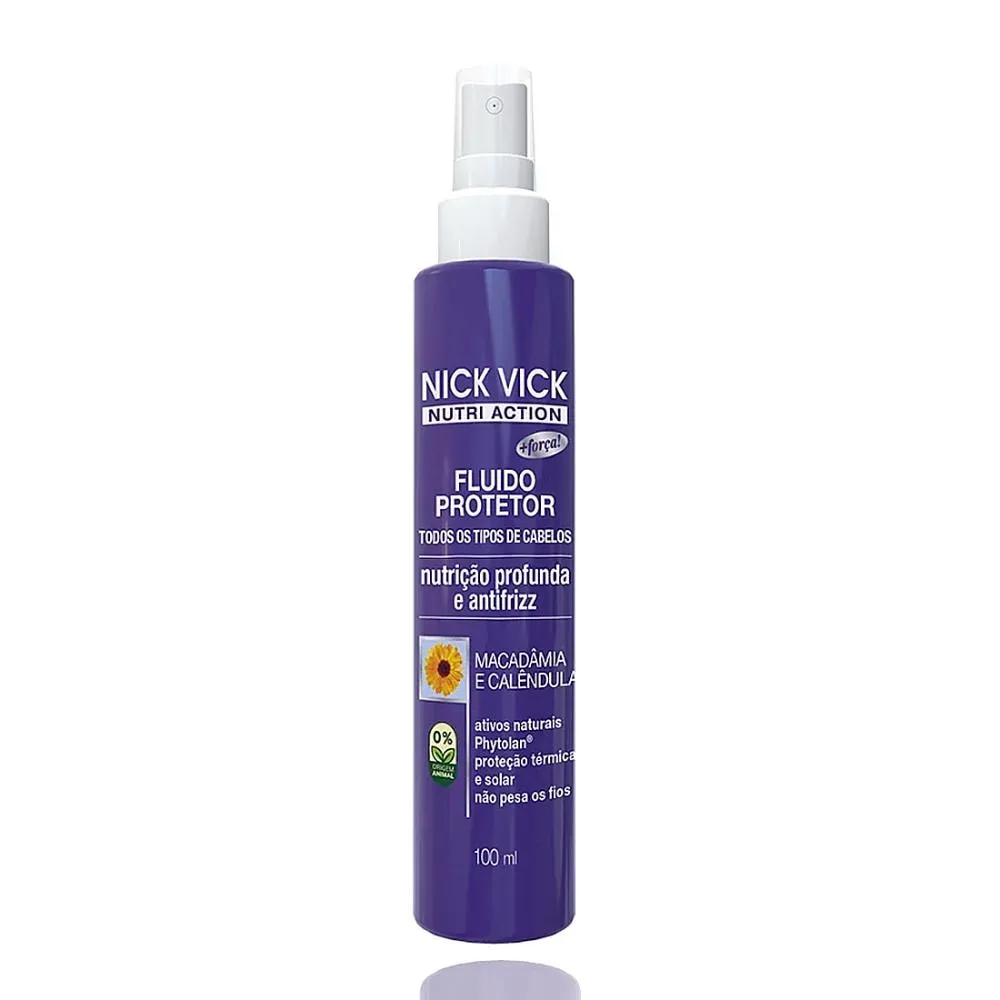 Fluído Protetor Nick Vick Nutri Antifrizz 100ml