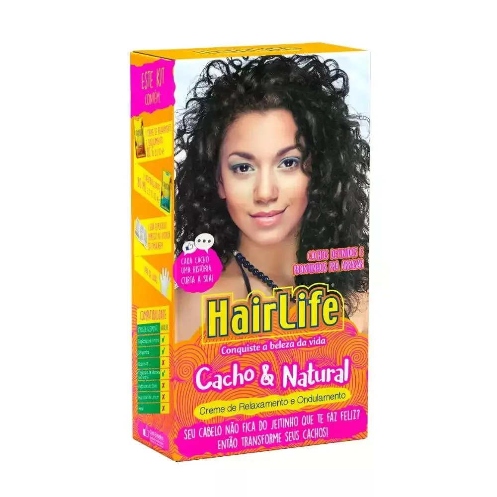 Kit Creme Relaxante Embelleze Hairlife Cacho & Natural - 80G