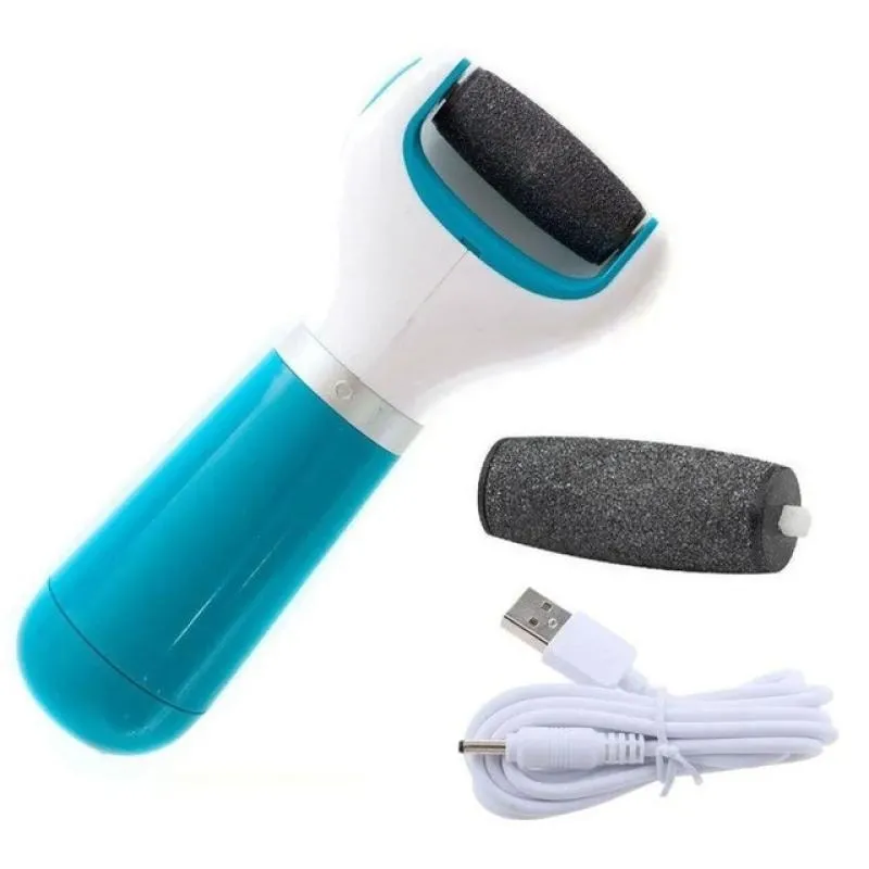 Lixa Elétrica Esfoliador Pés Calosidades Pedicure Portátil Recarregável USB