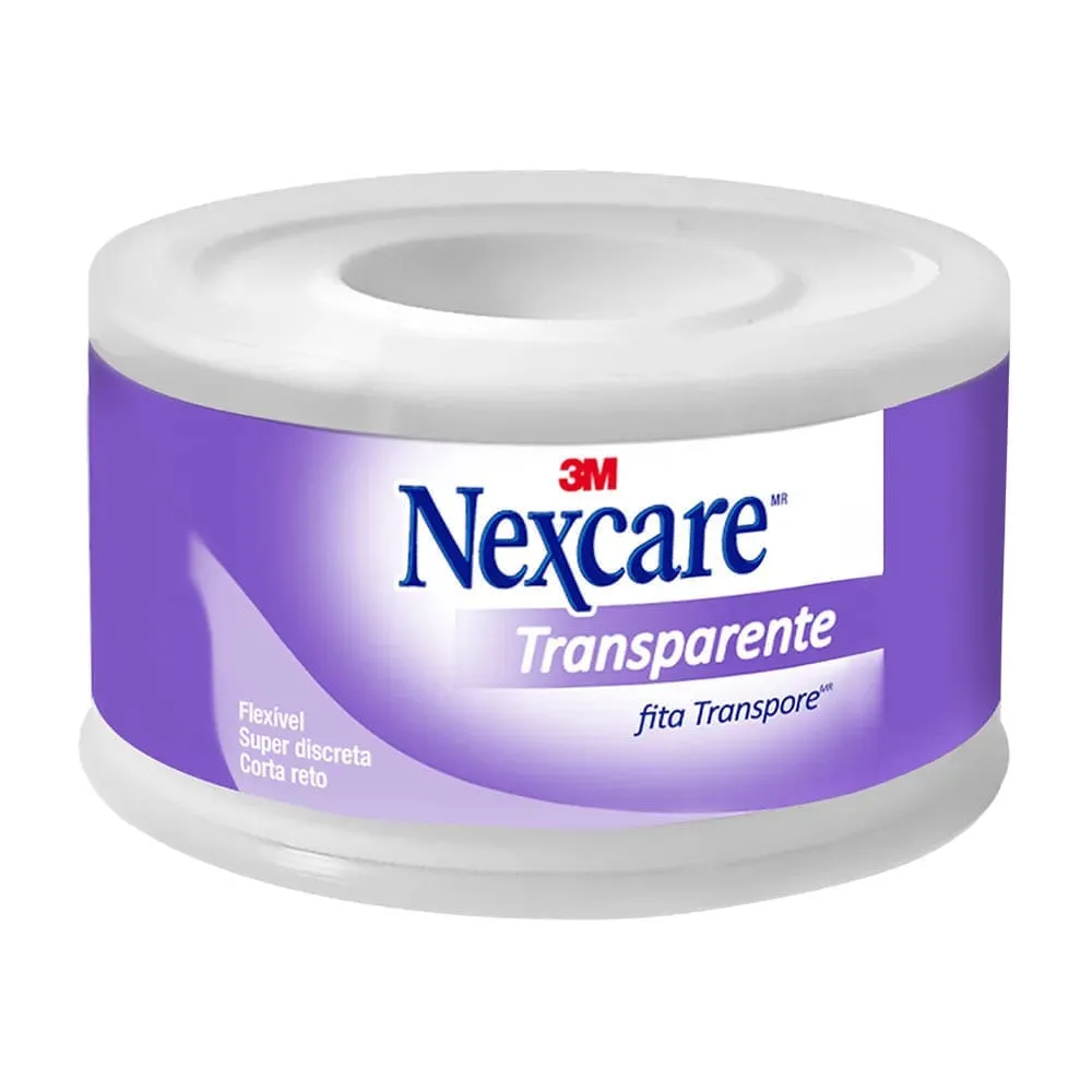 Fita Transpore Transparente Discreto Nexcare 3M 25mmx4,5m