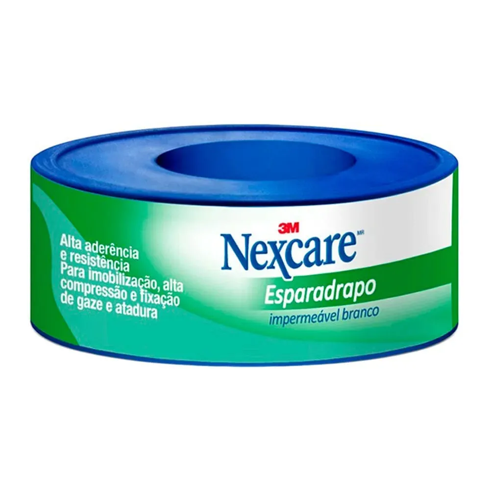 Esparadrapo Impermeável Branco Nexcare 3M 12mmx3m