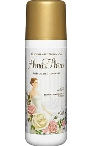 Desodorante Spray Alma De Flores Essencia De Champagne 90ml