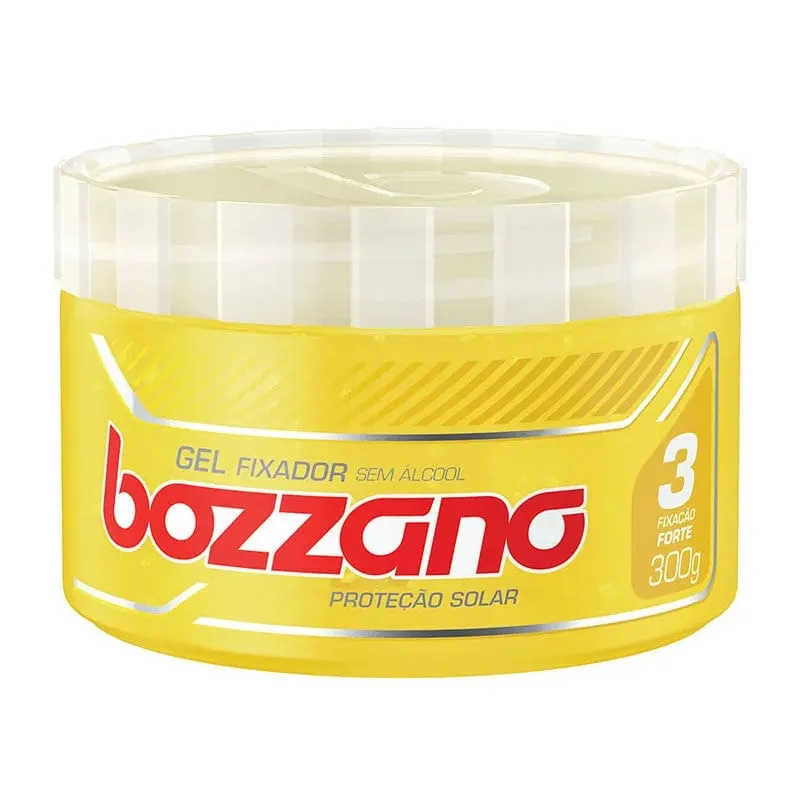 Gel Fixador Bozzano Proteção Solar 300g Fixação 3 Forte