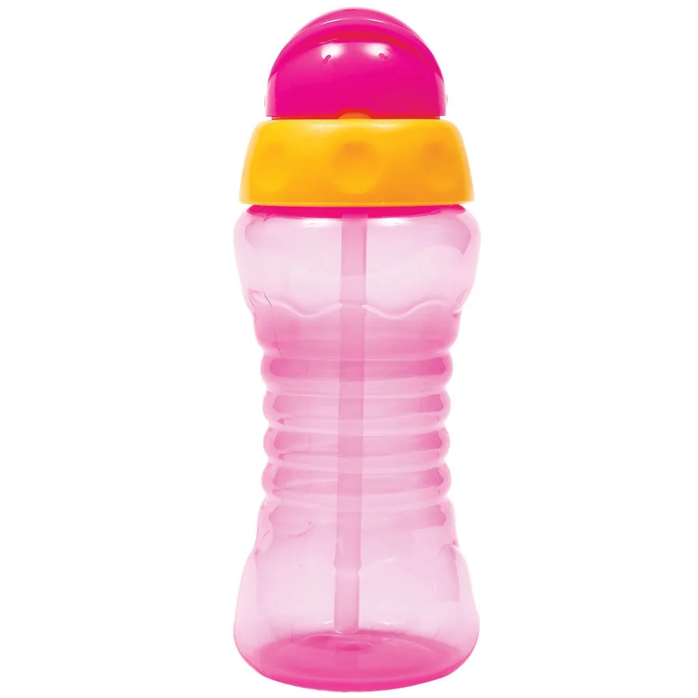 Garrafinha Infantil Buba Fresh Com Canudo 300ml - Rosa