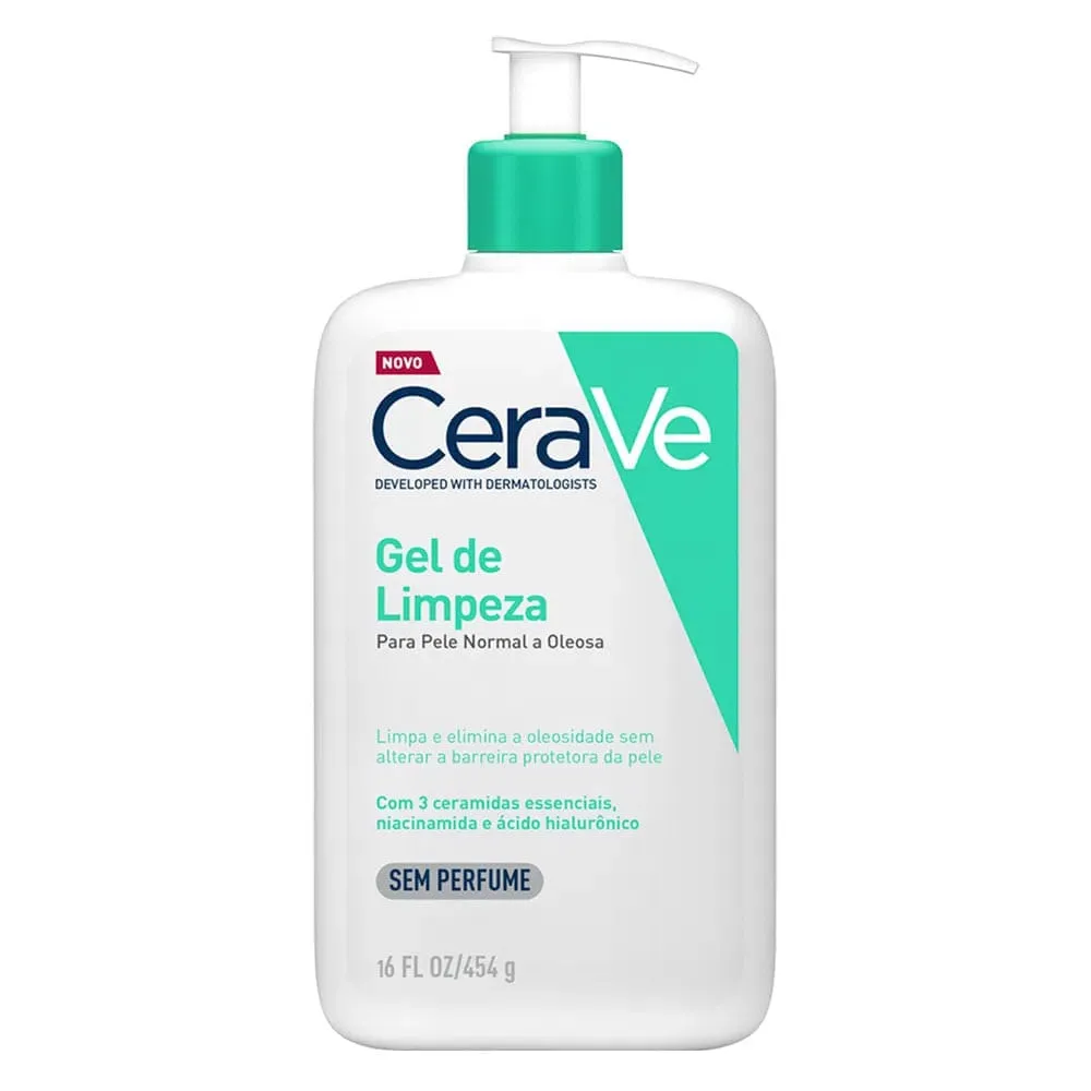 CeraVe Gel de Limpeza Facial Pele Normal a Oleosa 454g