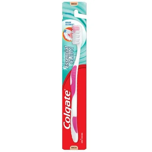 Escova Dental Colgate Essencial Clean Macia 1 Unidade