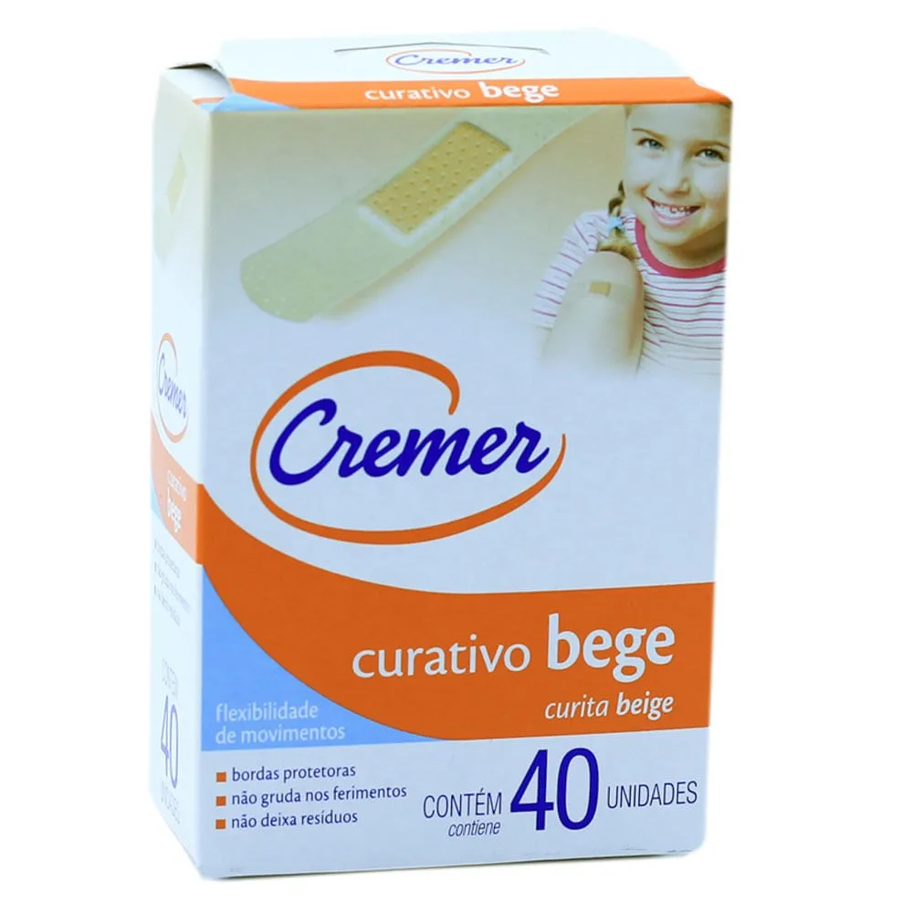Curativo Cremer Bege 40 unidades