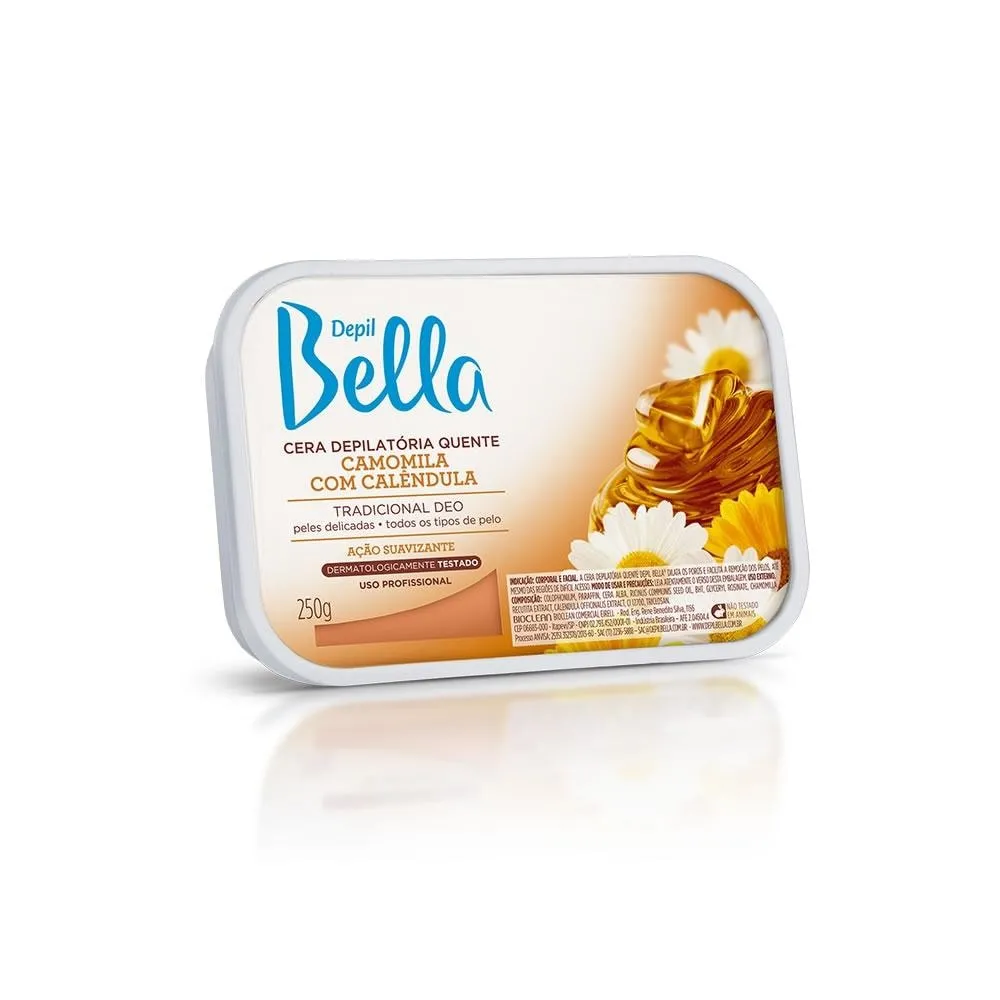 Cera Depilatoria Depilbella Quente Camomila 250G