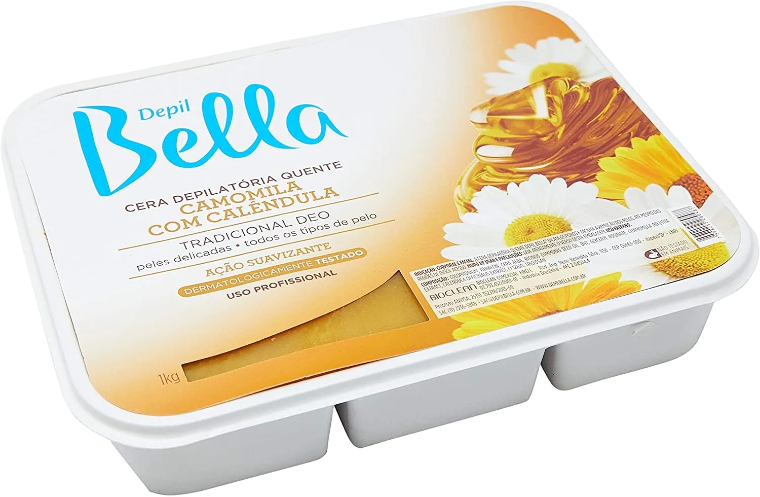 Cera Depilatoria Depilbella Camomila Calendula 1Kg
