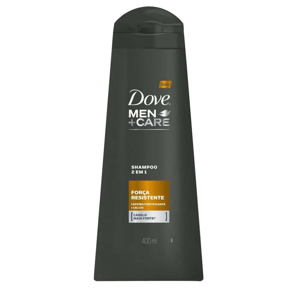 Shampoo Dove Men Care 2 em 1 Força Resistente 200ml