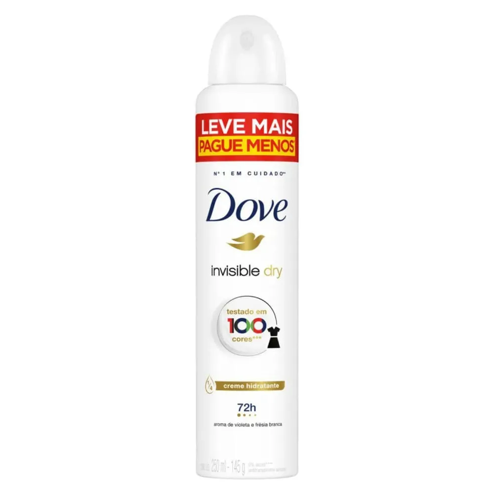 Desodorante Aerossol Dove Women Invisible Dry 250ml