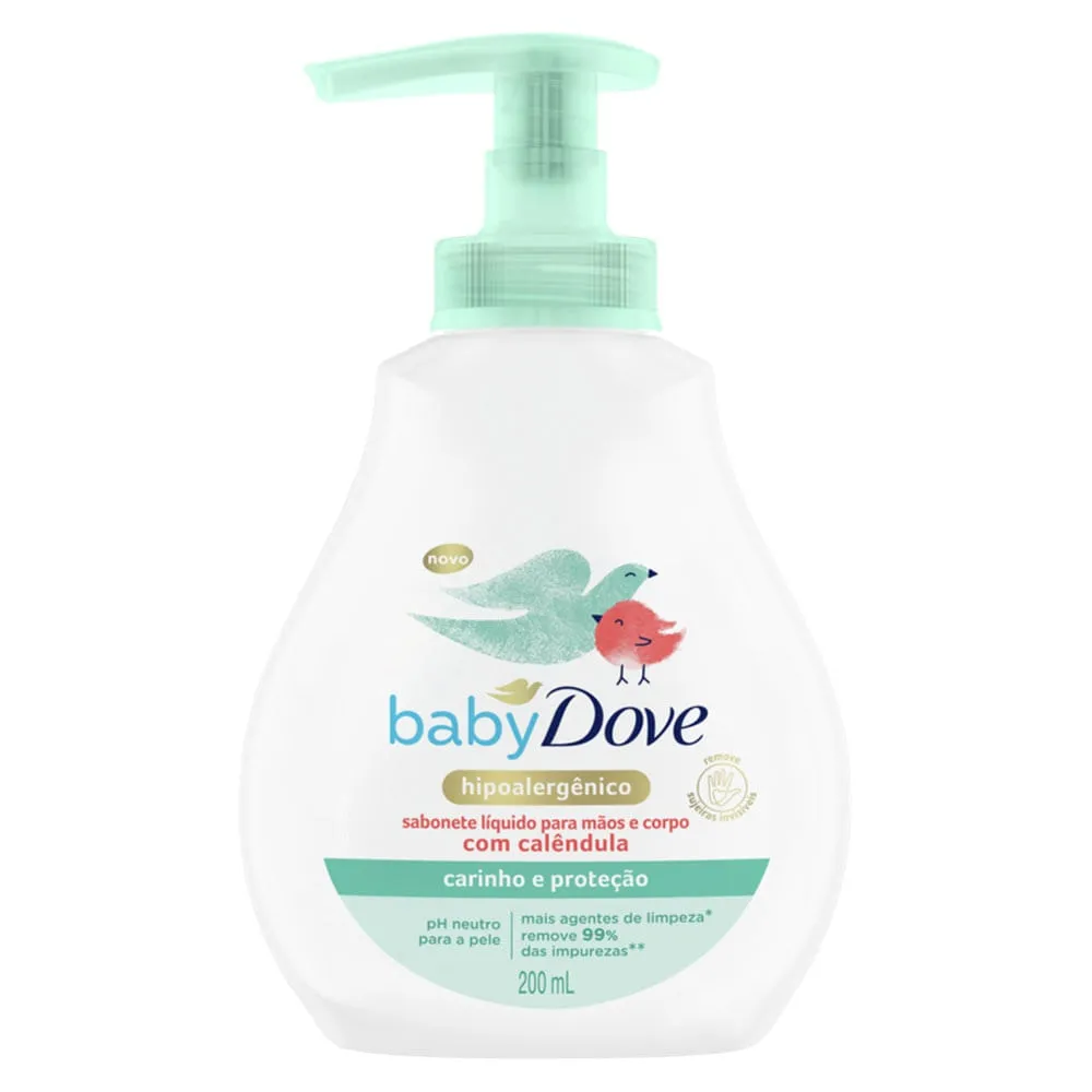 Sabonete Líquido Dove Baby Hidrat Sens Cabeça Aos Pés 200mL