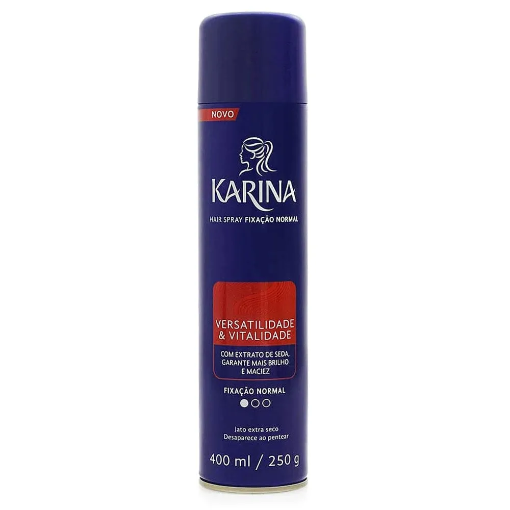 Hair Spray Fixador Karina Fixação Normal 400ml