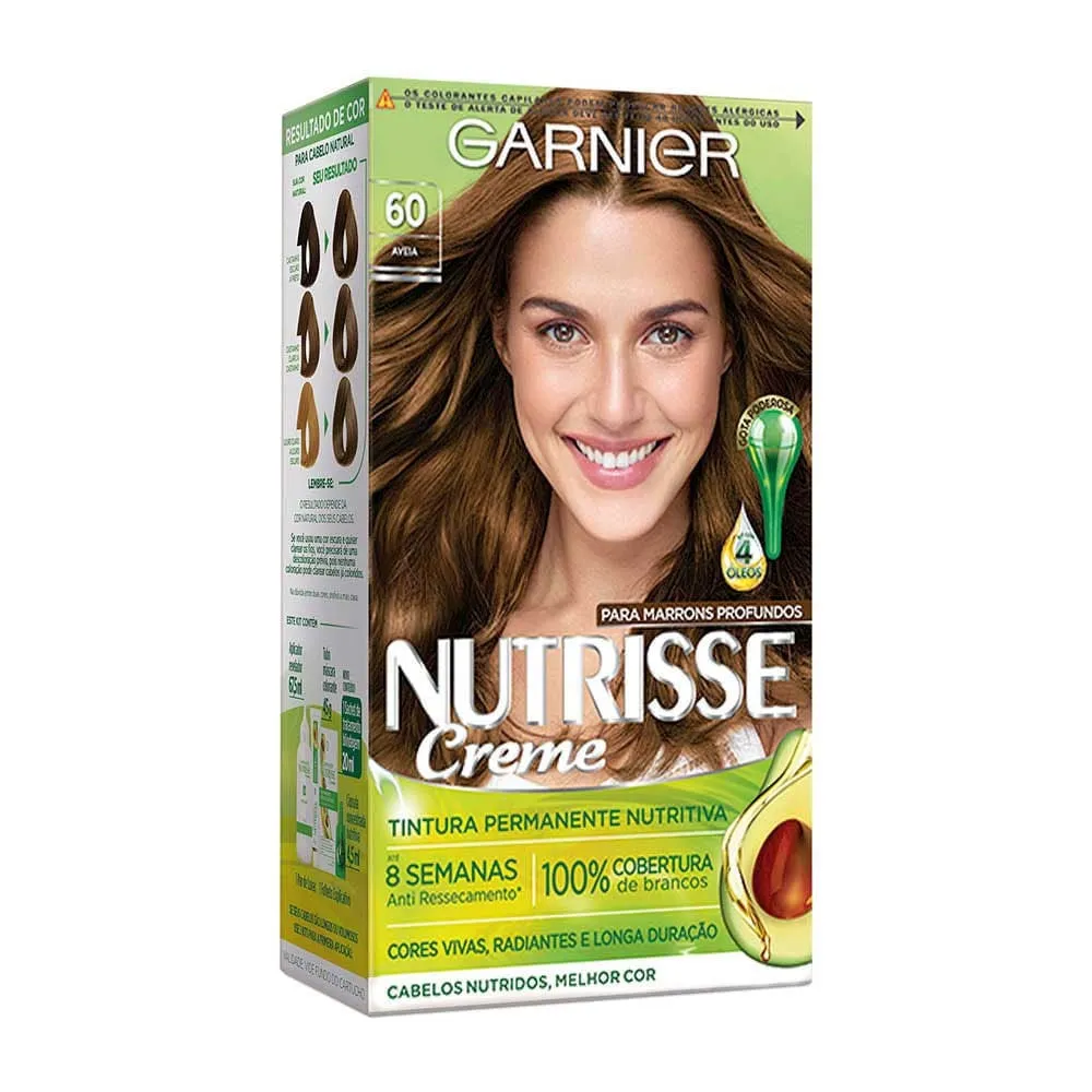Garnier Nutrisse Coloração Creme - Aveia Louro Escuro 60