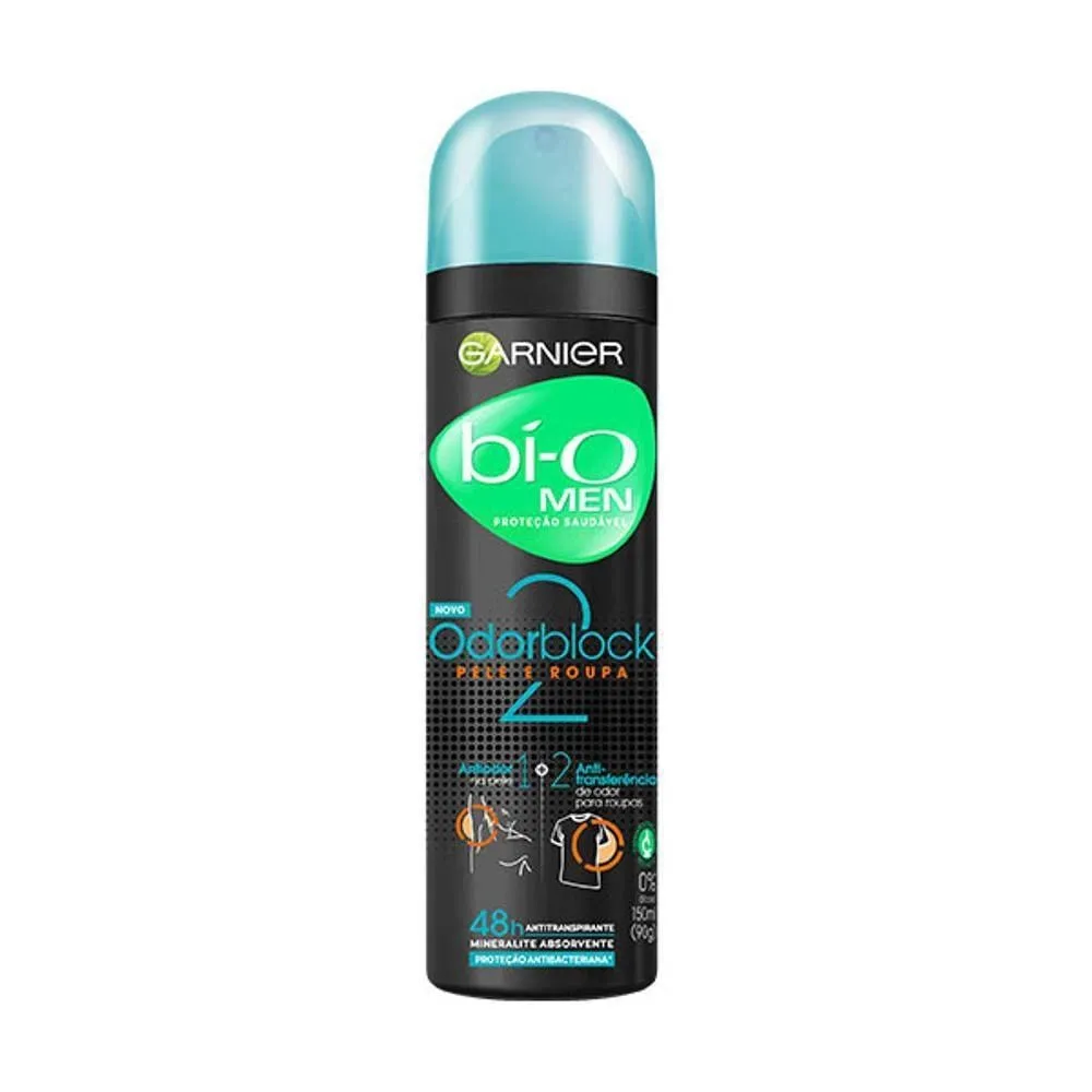 Desodorante Bi-o Aerosol 150ml Masculino Odorblock