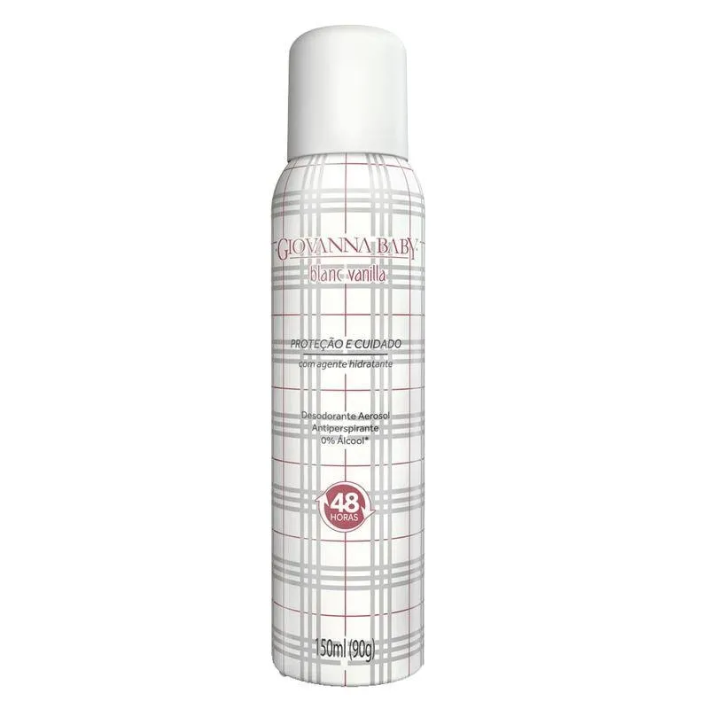 Desodorante Giovanna Baby Blanc Vanilla Aerossol 150ml