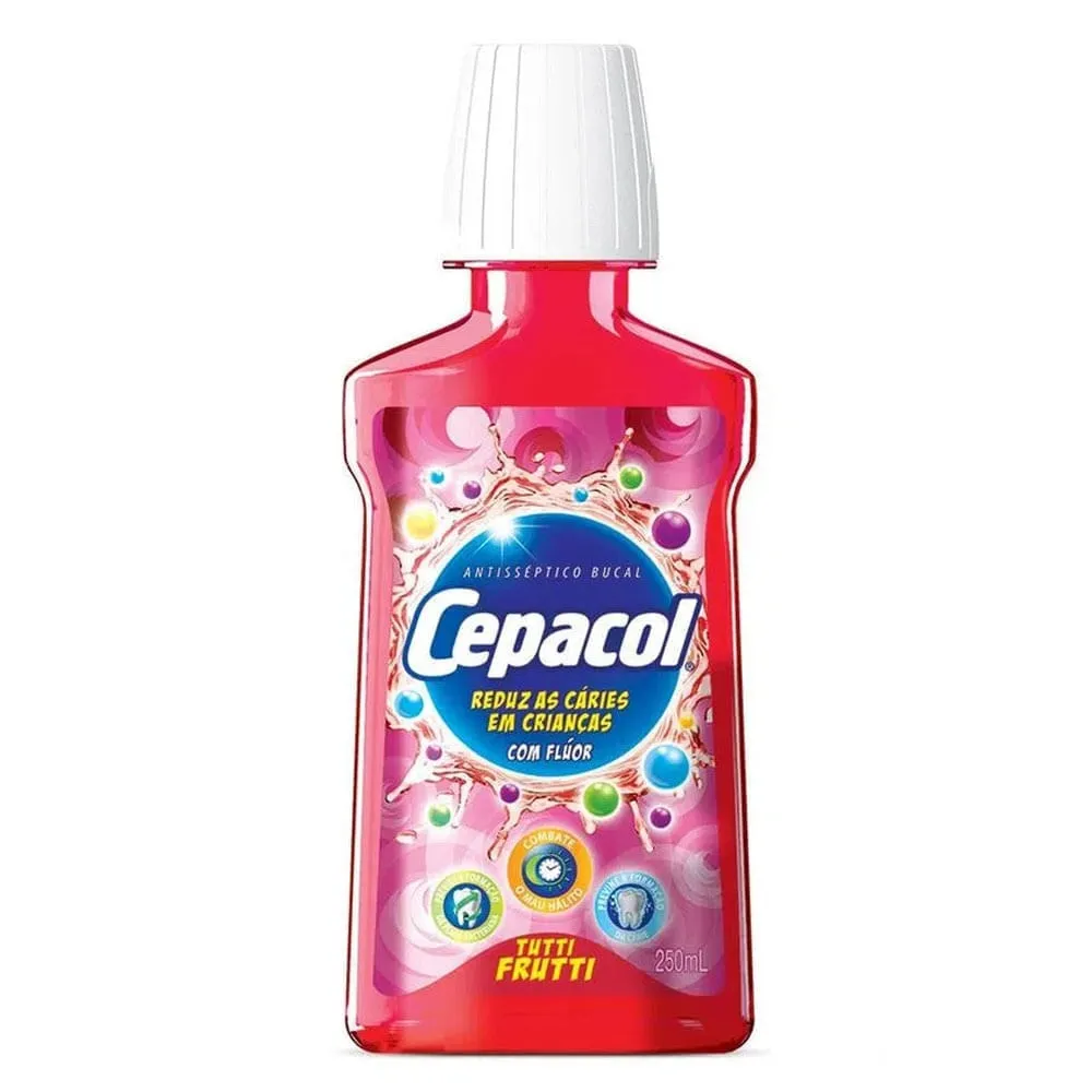 Enxaguante Bucal Antisséptico Cepacol Tutti-Frutti 250ml
