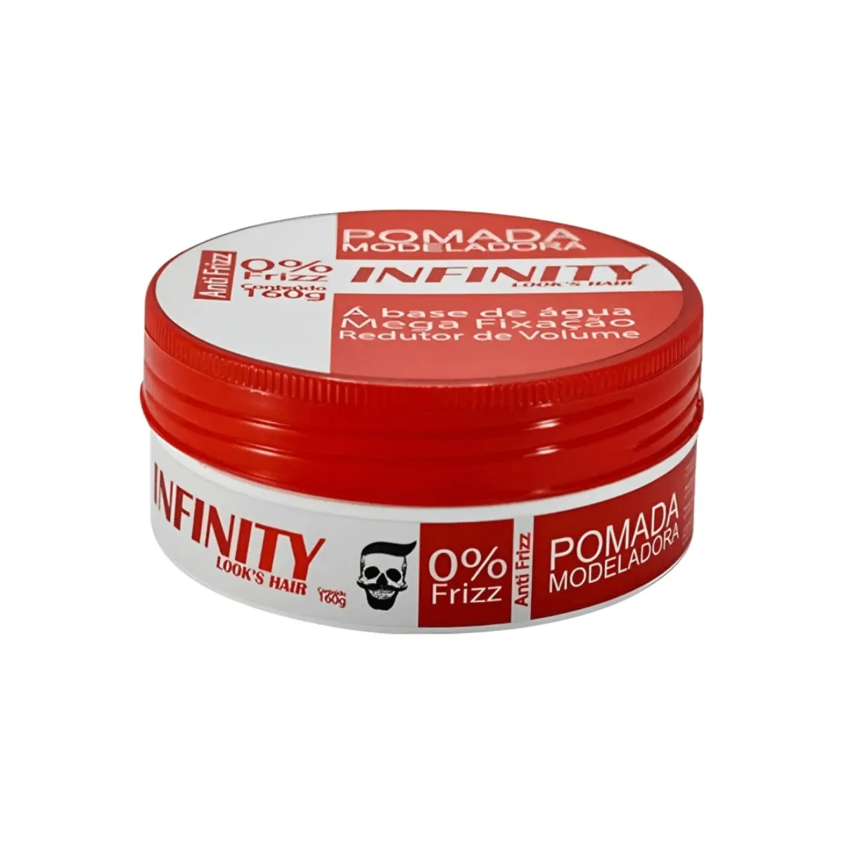 Pomada Modeladora Infinity Vermelha 160g