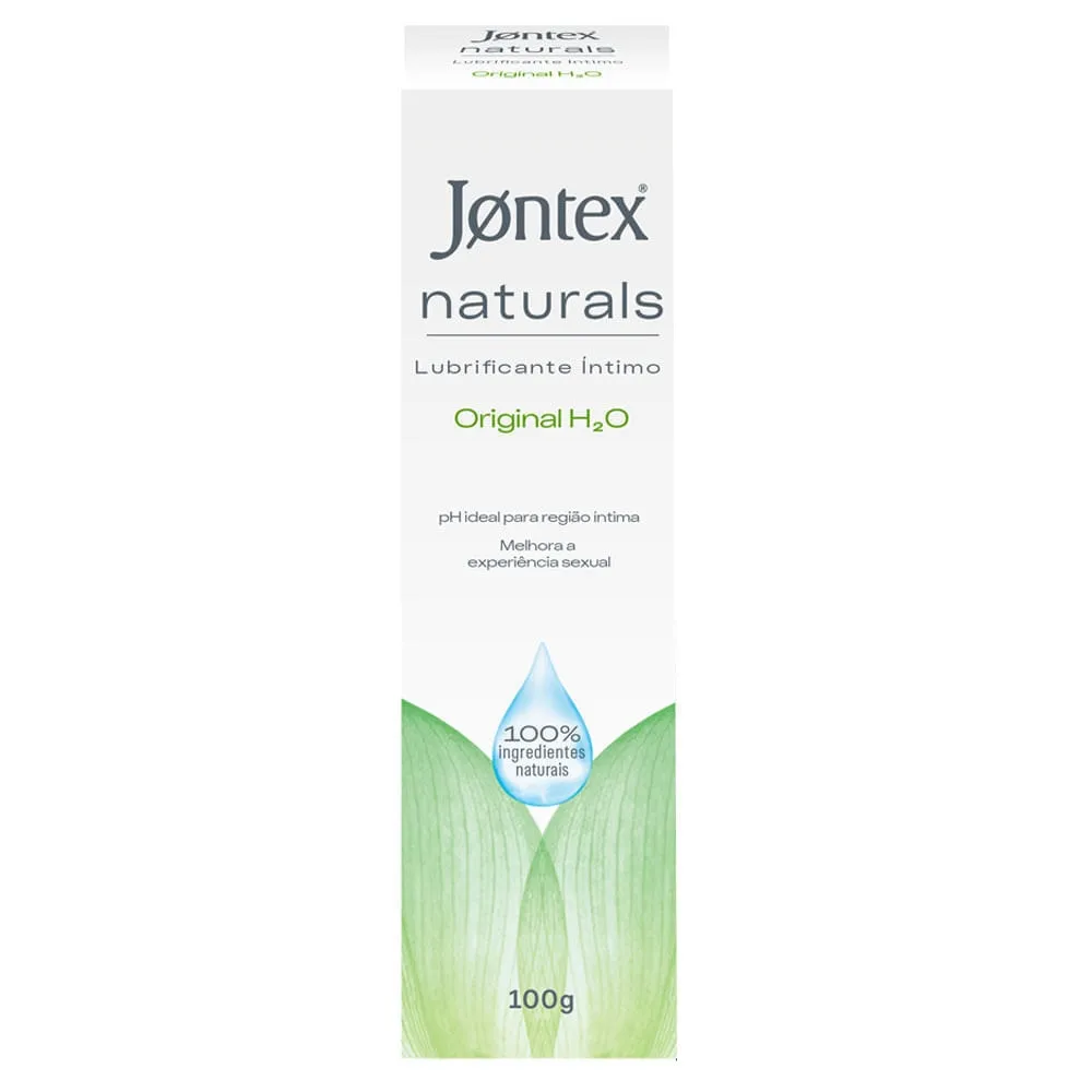 Lubrificante Íntimo Jontex Naturals Gel Original H2O 100g