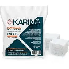 Compressa de Gaze America Karina 9 Fios 500 unidades