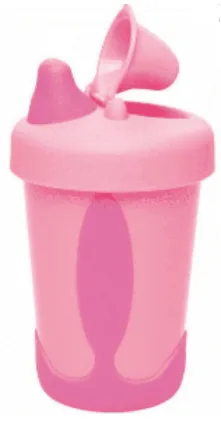 Copo Infantil Kuka Cor Rosa 200Ml
