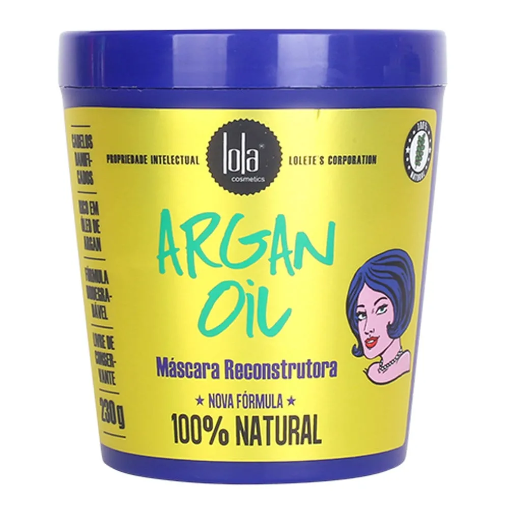Lola Cosmetics Argan Oil Máscara Reconstrutora 230g