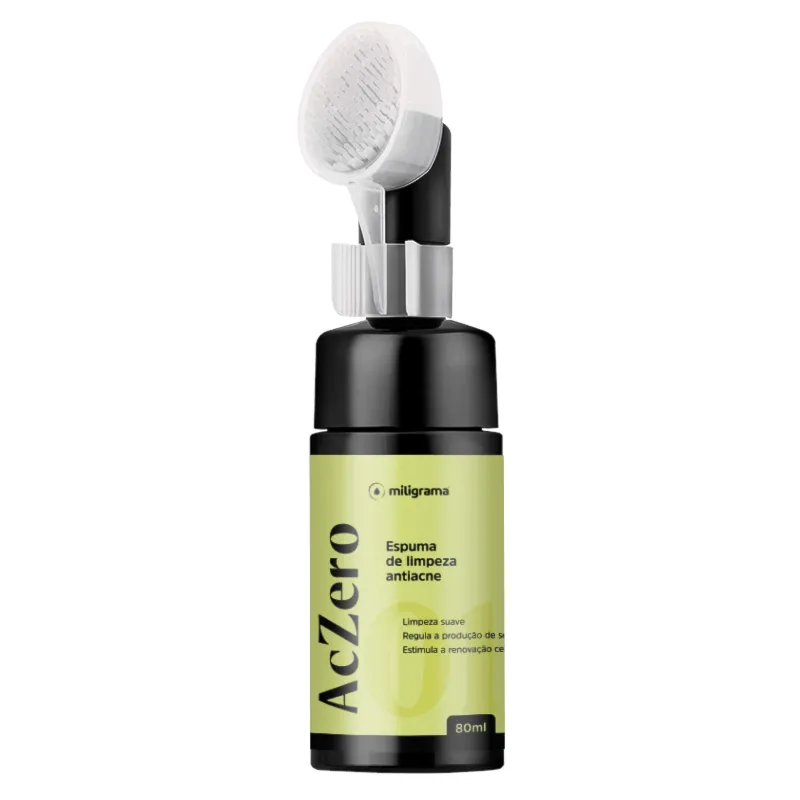 Espuma de Limpeza Antiacne 80ml - Linha AcZero