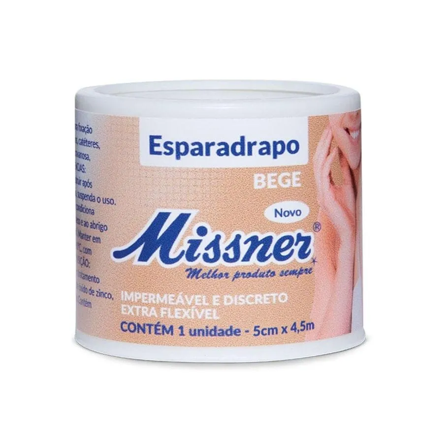 Fita Cirúrgica Missner Microporosa Micropore Bege 2,5Cmx4,5m