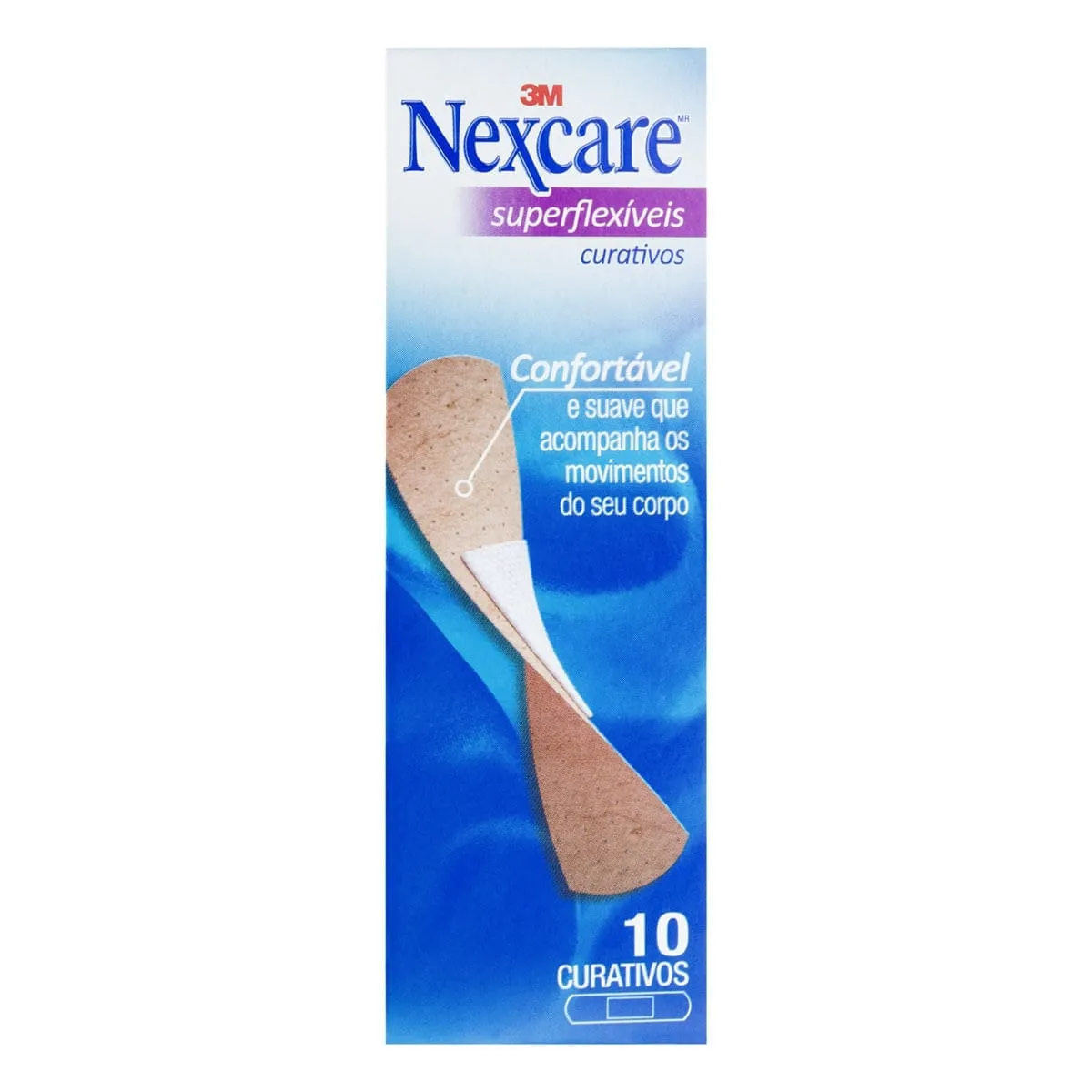 Curativo Nexcare Superflexíveis 10 Unidades