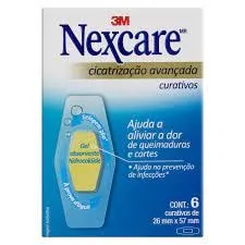 Curativo Nexcare Cicatrização Avançada 6 Unidades