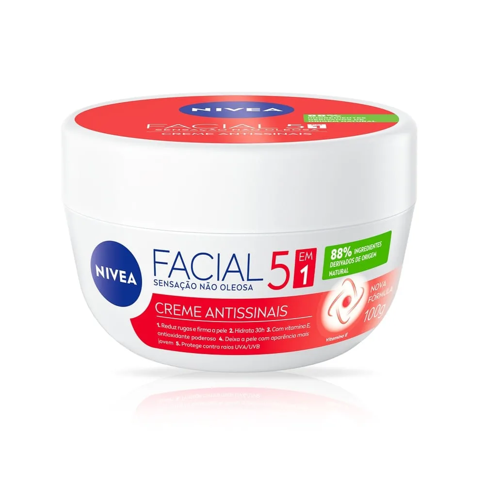 Creme Facial Nivea Antissinais 5 em 1 100g