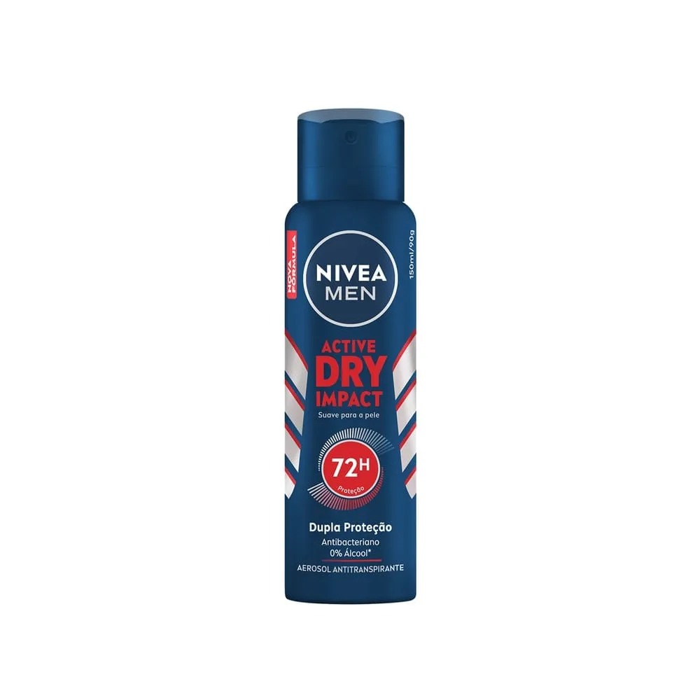 NIVEA MEN Desodorante Antitranspirante Aerossol Dry Impact 150ml
