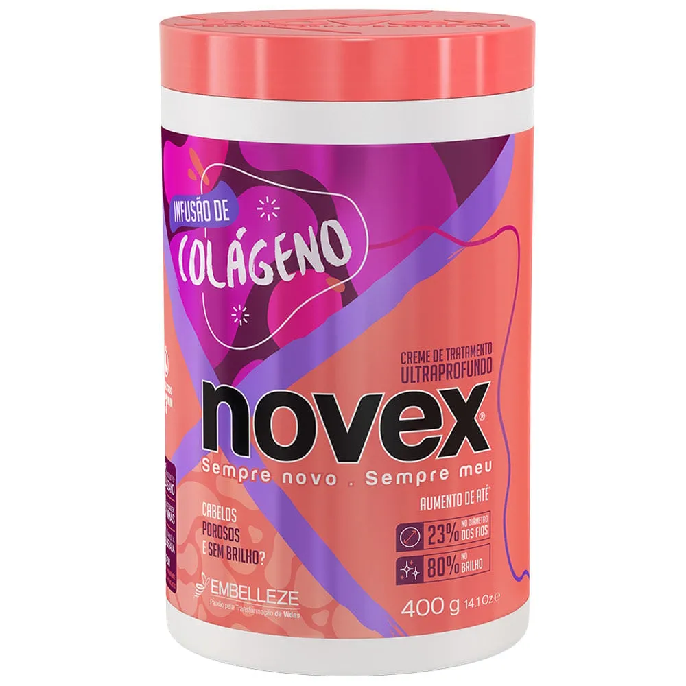 Creme de Tratamento Novex Infusão Colágeno Embelleze 400g