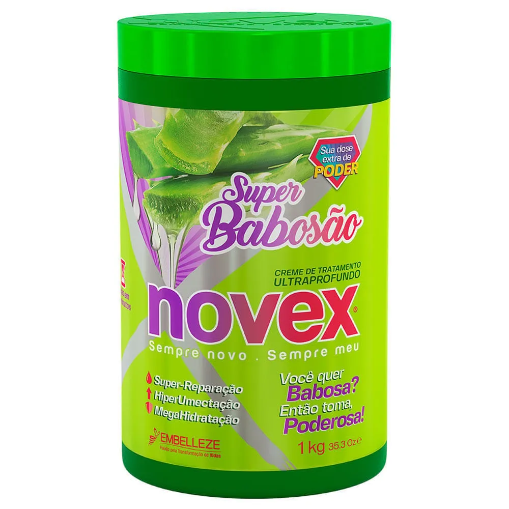 Creme de Tratamento Novex Super Babosão Embelleze Pote 1kg