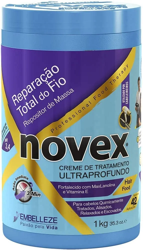 Creme De Tratamento Ultra Profundo Novex Reposição De Massa 1Kg