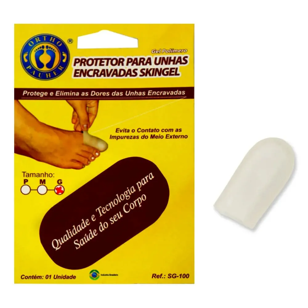 Protetor Para Unhas Encravadas Ortho Pauher Skingel G 1 Unidade