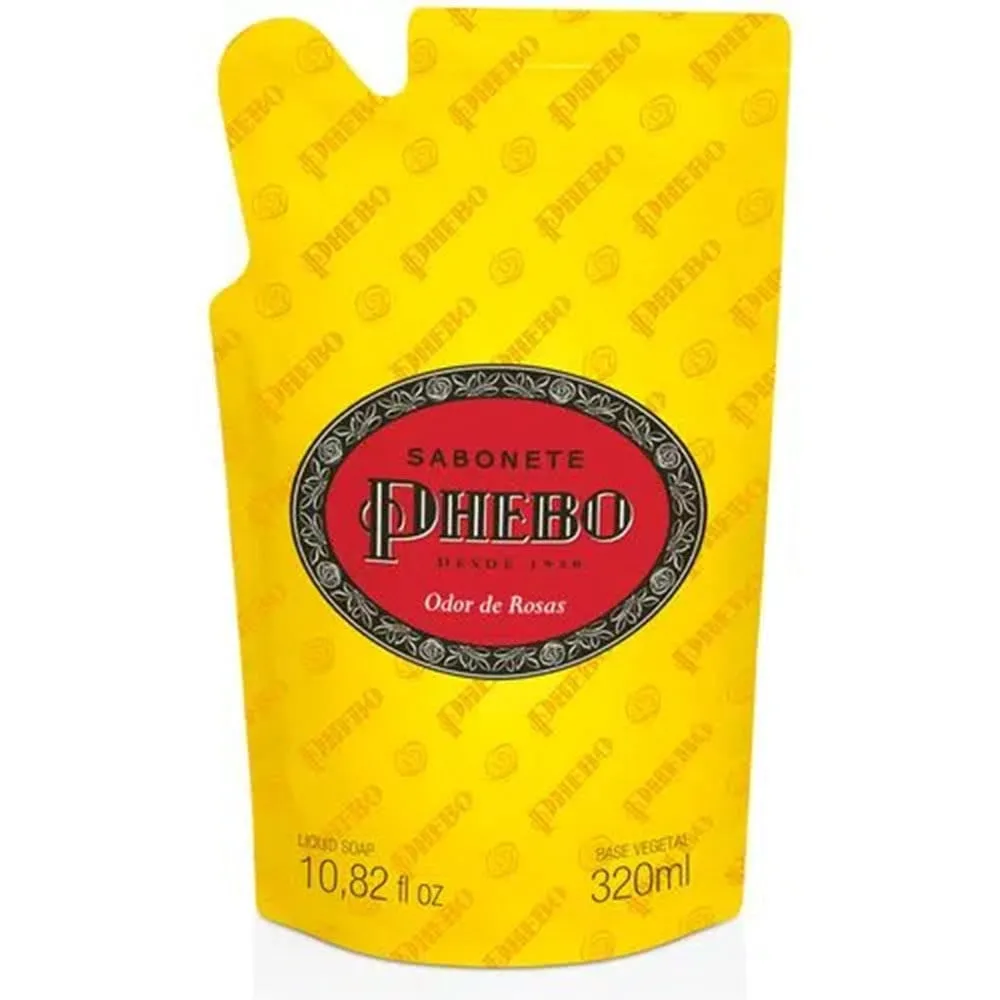 Phebo Odor de Rosas Sabonete Líquido Refil 320ml