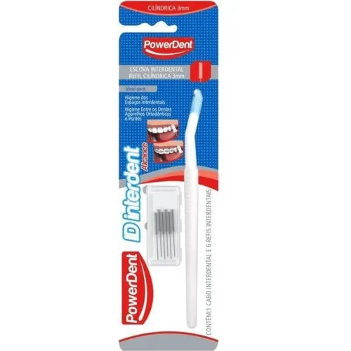 Escova Dental Powerdent Ortho Alcance Conica