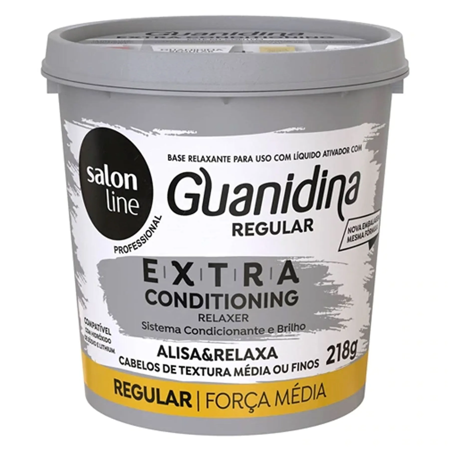 Condicionador Salon Line Guanidina Extra Regular Alisa 218g