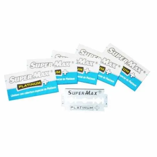 Lamina Santa Clara Para Barbear Super-Max com 5 unidades