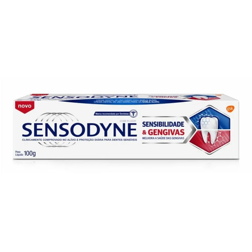 Sensodyne Sensibilidade e Gengivas Creme Dental 100g