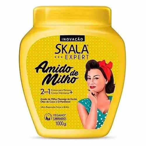 Creme Skala Expert Amido De Milho 2 Em 1 1kg